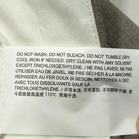 Theory Women's Treeca Good Wool Pants Size 2 Cinder Melange – Slim Straight Fit - Picture 3 of 9